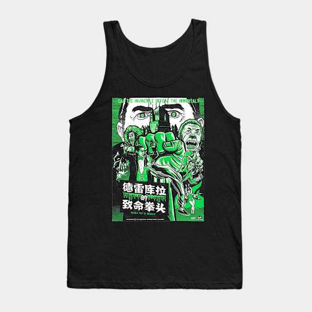 Deadly Fist of Dracula (green variant) Tank Top by GiMETZCO!